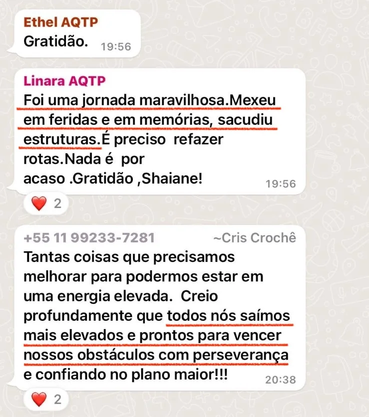 Depoimento de Linara sobre o Método Alma Quântica